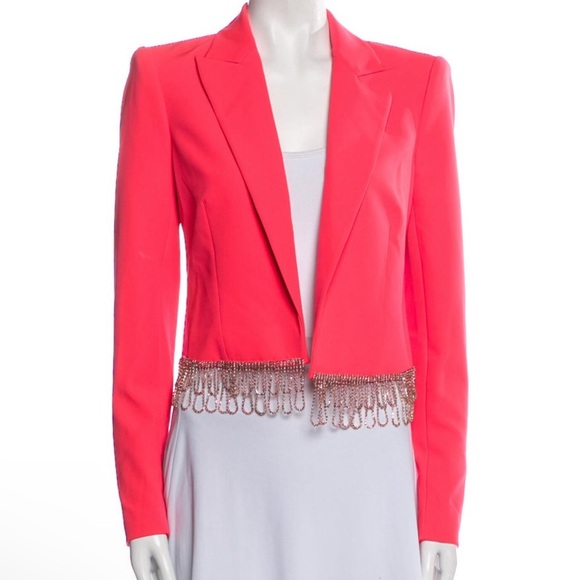 L'Agence Jeweled Jen Jeweled Cropped Blazer - Picture 7 of 11
